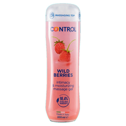 CONTROL - GEL DA MASSAGGIO 3 IN 1 FRUTTI DI BOSCO 200 ML - CONTROL LUBES | Lingerie Harness Boutique