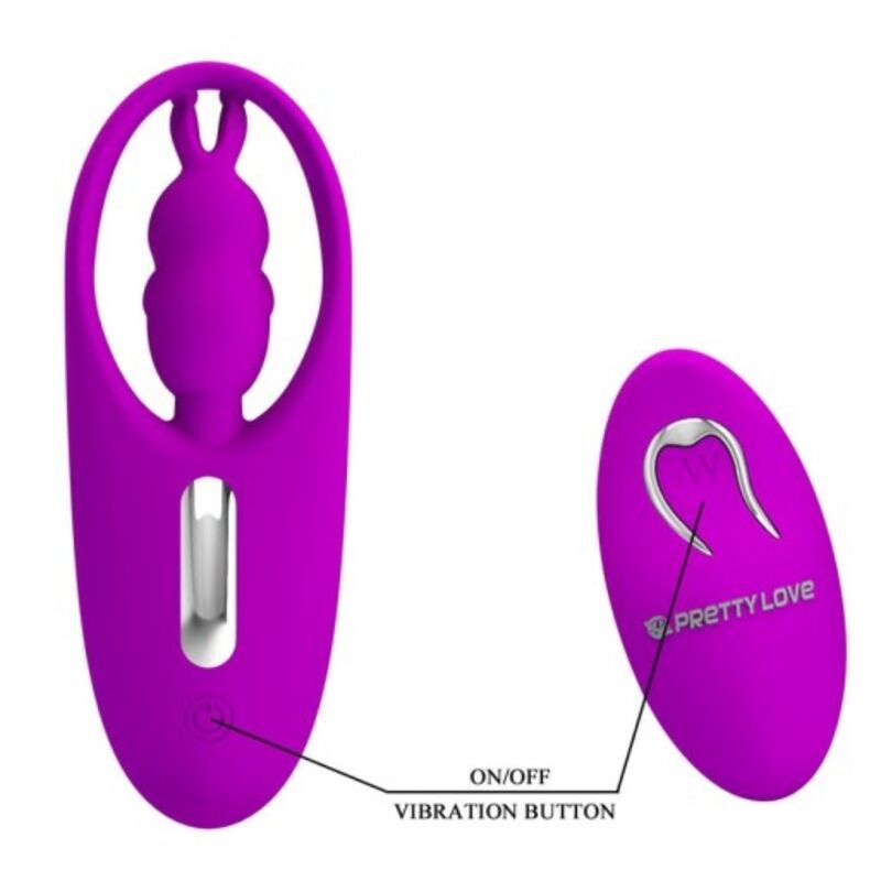 PRETTY LOVE - WILD RABBIT LILAC REMOTE CONTROL PANTY STIMULATOR