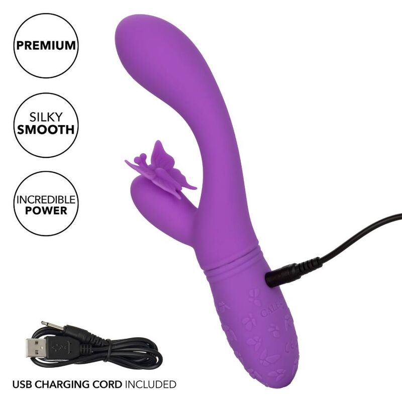 CALEXOTICS - BACIO FARFALLA FLUTTER VIOLA - CALEXOTICS | Lingerie Harness Boutique