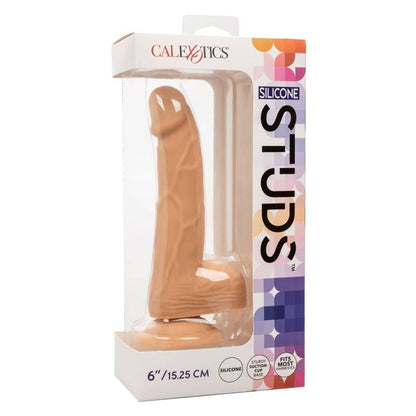 CALEXOTICS - SILICONE STUDS 15.24 CM LEATHER