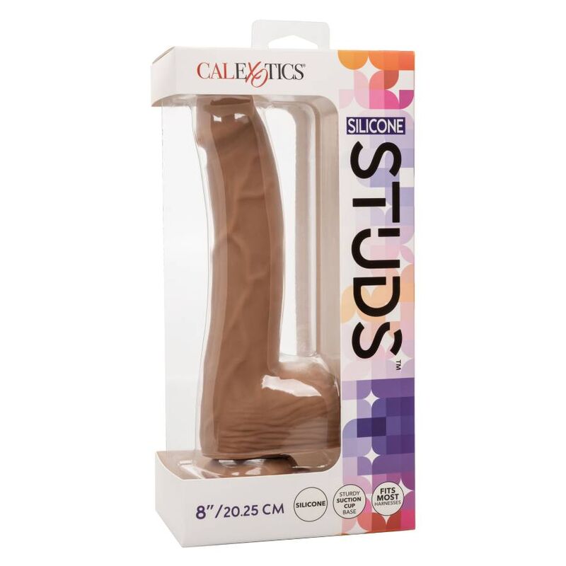 CALEXOTICS - BORCHIE IN SILICONE 20.32 CM MARRONE - CALEXOTICS | Lingerie Harness Boutique