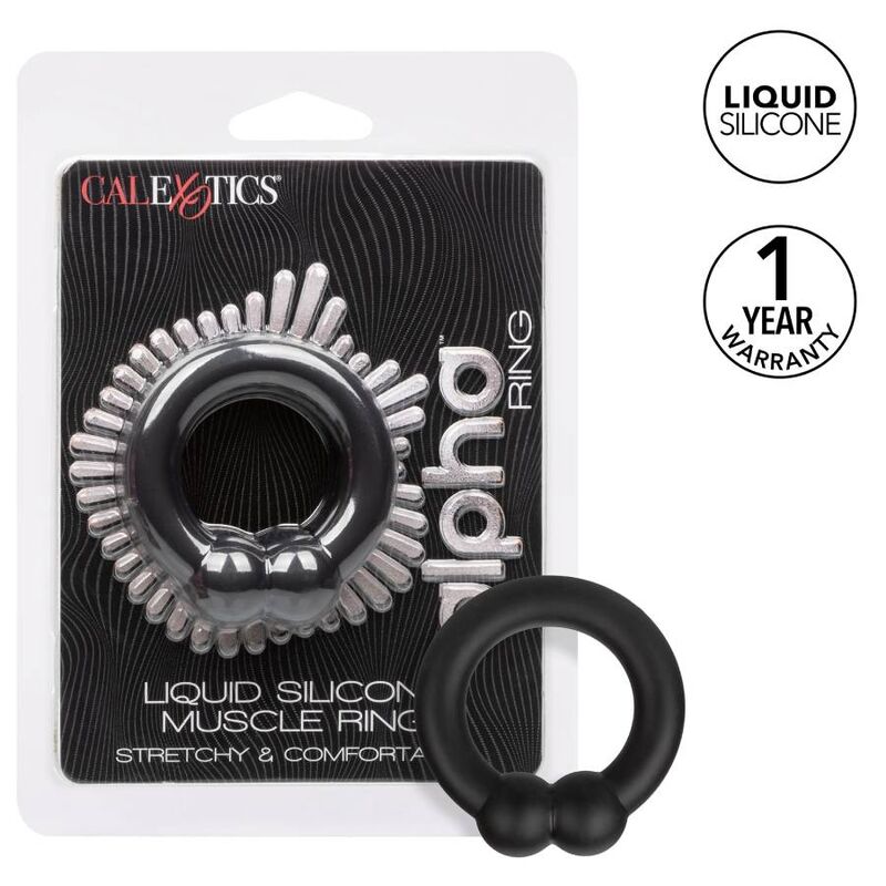 CALEXOTICS - ALPHA MUSCLE ANELLO NERO - CALEXOTICS | Lingerie Harness Boutique