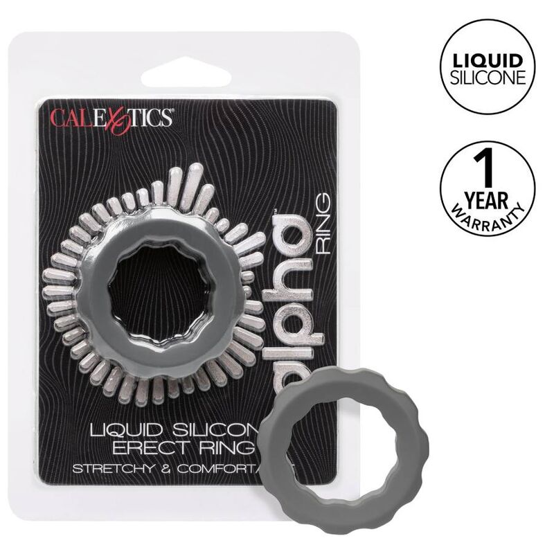 CALEXOTICS - ALPHA RING ERECT GREY