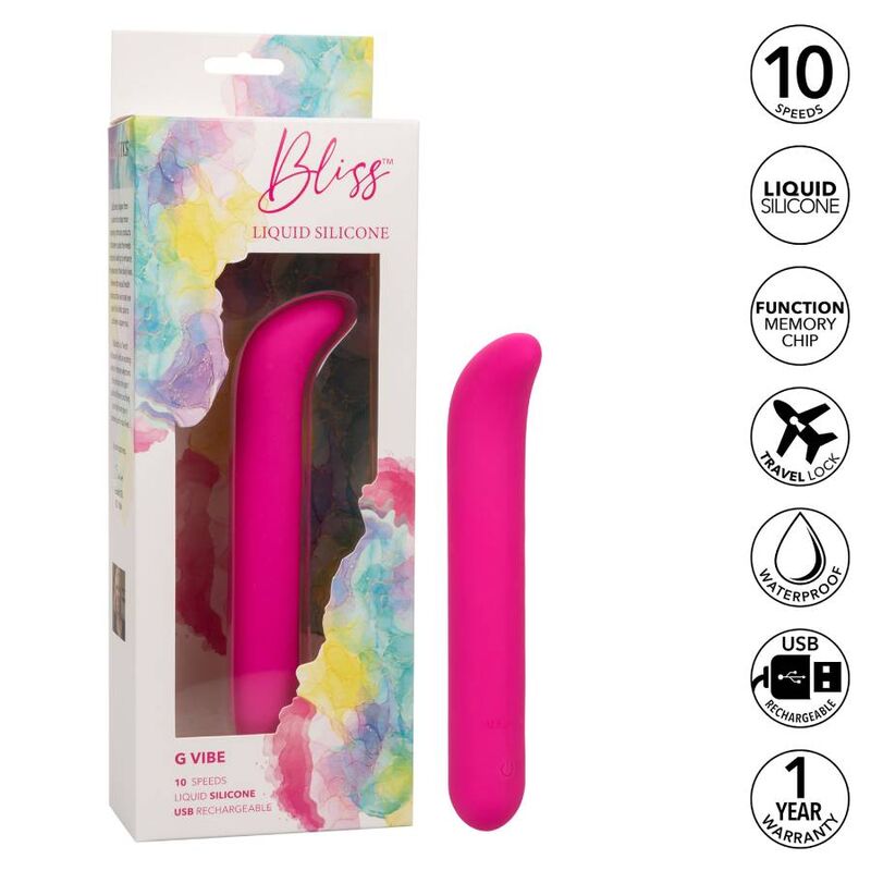 CALEXOTICS - BLISS G VIBE ROSA - CALEXOTICS | Lingerie Harness Boutique