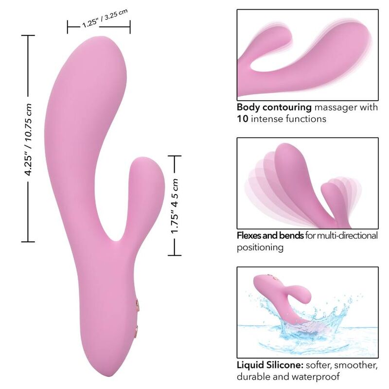 CALEXOTICS - CONTOUR ZOIE ROSA - CALEXOTICS | Lingerie Harness Boutique