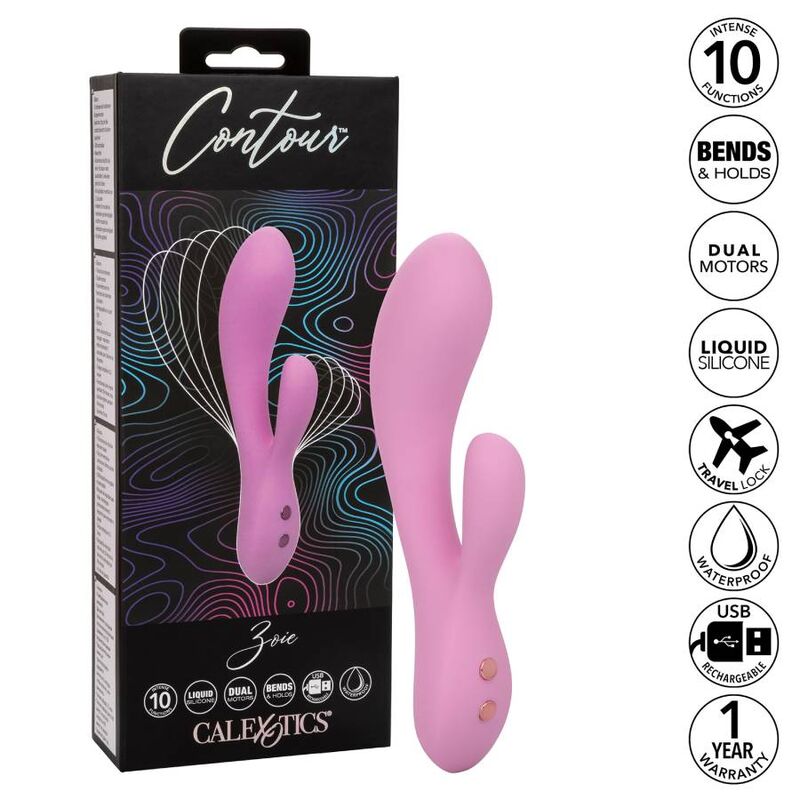 CALEXOTICS - CONTOUR ZOIE ROSA - CALEXOTICS | Lingerie Harness Boutique