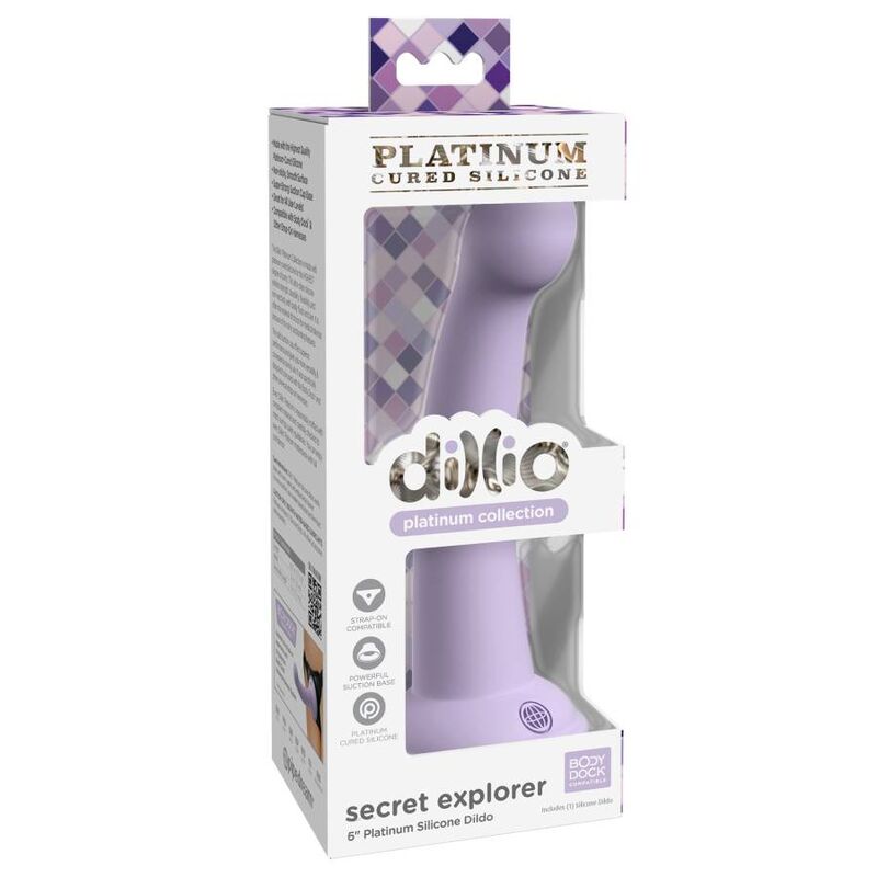 DILLIO - ESPLORATORE SEGRETO 15,24 CM VIOLA - DILLIO | Lingerie Harness Boutique