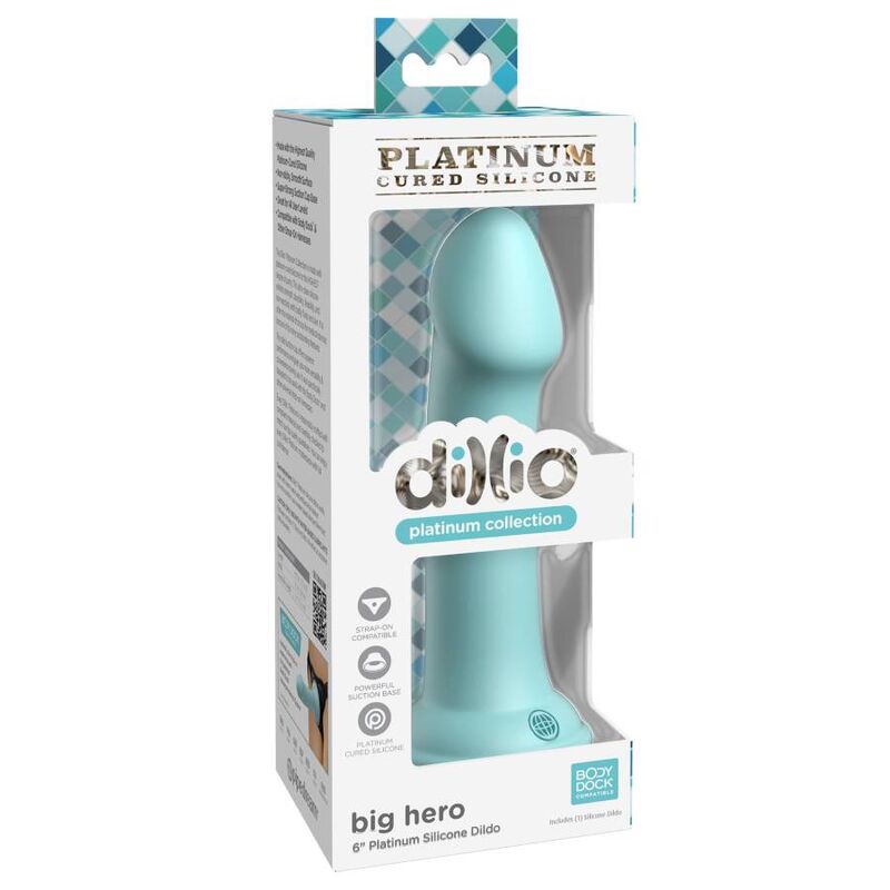 DILLIO - BIG HERO 15,24 CM VERDE - DILLIO | Lingerie Harness Boutique