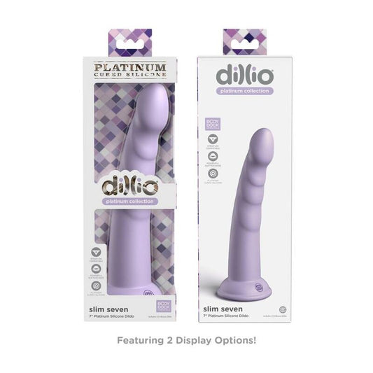 DILLIO - SLIM SEVEN 17,78 CM VIOLA - DILLIO | Lingerie Harness Boutique