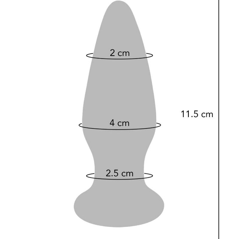 TOYJOY - THE SHINING BUTTPLUG IN VETRO VIBRANTE - TOYJOY | Lingerie Harness Boutique