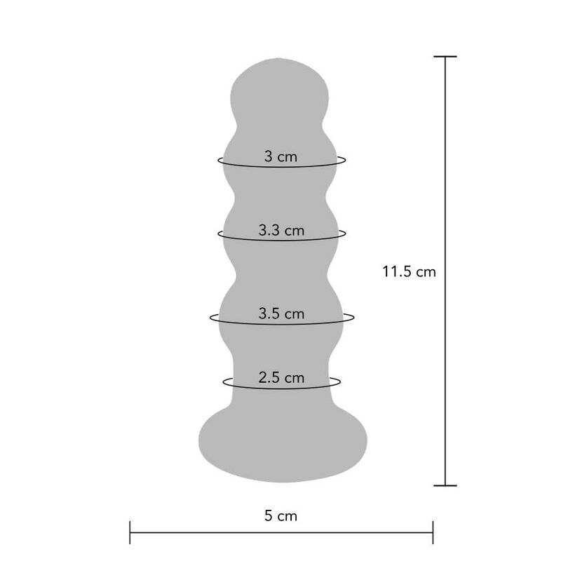 TOYJOY - GLUTEI IL BUTTPLUG IN VETRO RADIANTE - TOYJOY | Lingerie Harness Boutique