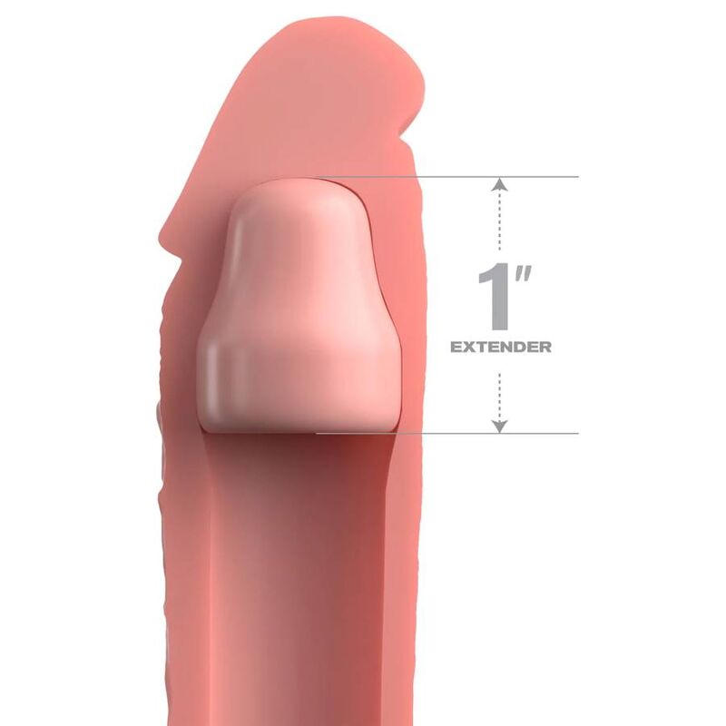 FANTASY X- TENSIONS - PIPEDREAMS MANICA 17,78 CM + 2,54 CM PLUG SKIN - FANTASY X-TENSIONS | Lingerie Harness Boutique