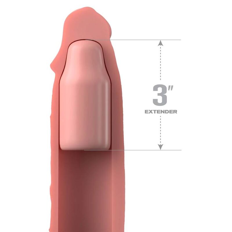 FANTASY X- TENSIONS - PIPEDREAMS MANICOTTO 22,86 CM + 7,62 CM PELLE DI SPINA - FANTASY X-TENSIONS | Lingerie Harness Boutique