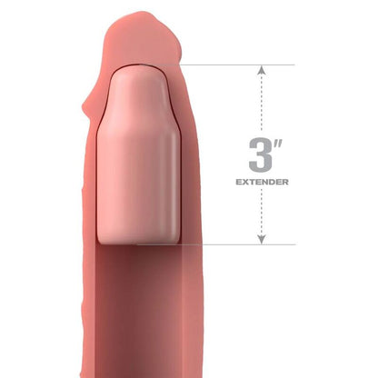 FANTASY X- TENSIONS - PIPEDREAMS MANICOTTO 22,86 CM + 7,62 CM PELLE DI SPINA - FANTASY X-TENSIONS | Lingerie Harness Boutique