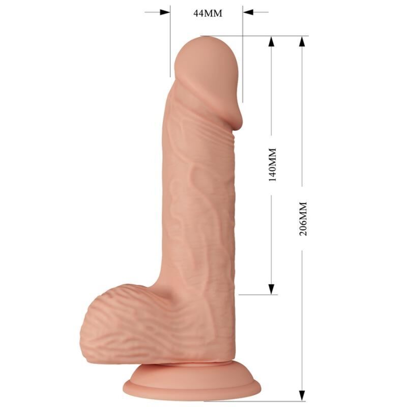 BAILE - BELLISSIMO INCONTRO CATOBLEPAS DILDO REALISTICO FLESSIBILE 20.6 CM NATURALE - BAILE DILDOS | Lingerie Harness Boutique