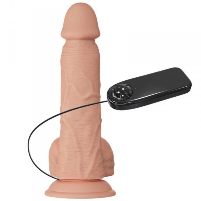 BAILE - BELLISSIMO INCONTRO BAHAMUT VIBRAZIONI 21.8 CM NATURALE - BAILE DILDOS | Lingerie Harness Boutique