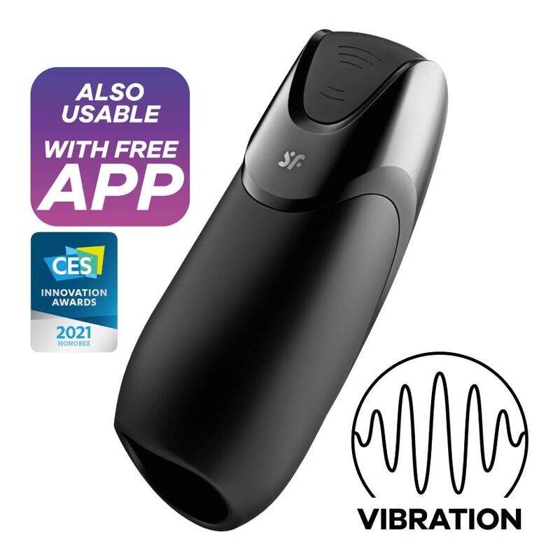 SATISFYER - MEN VIBRATION+ NERO - SATISFYER MEN | Lingerie Harness Boutique
