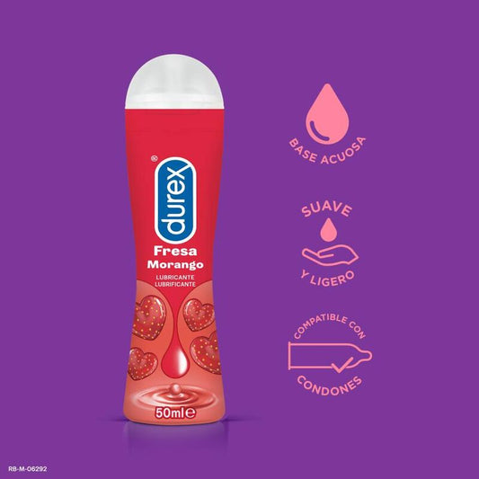 DUREX - PLAY FRAGOLA 50 ML - DUREX LUBES | Lingerie Harness Boutique