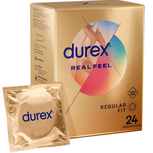 DUREX - SENSAZIONE REALE 24 UDS - DUREX CONDOMS | Lingerie Harness Boutique