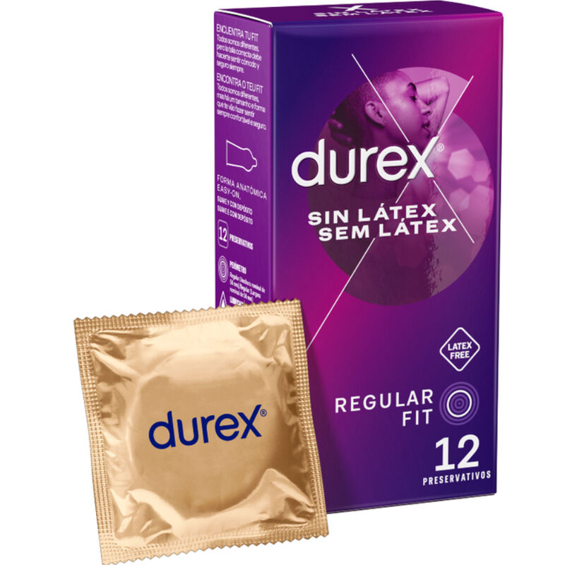 DUREX - PRESERVATIVI SENZA LATTICE 12 UNITÀ - DUREX CONDOMS | Lingerie Harness Boutique