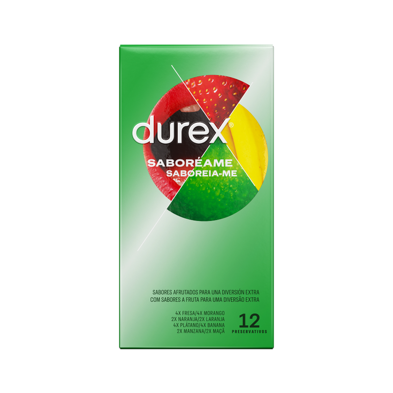 DUREX - SABOREAME 12 UNITÀ - DUREX CONDOMS | Lingerie Harness Boutique