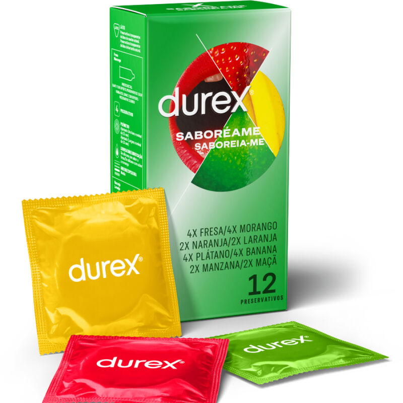 DUREX - SABOREAME 12 UNITÀ - DUREX CONDOMS | Lingerie Harness Boutique