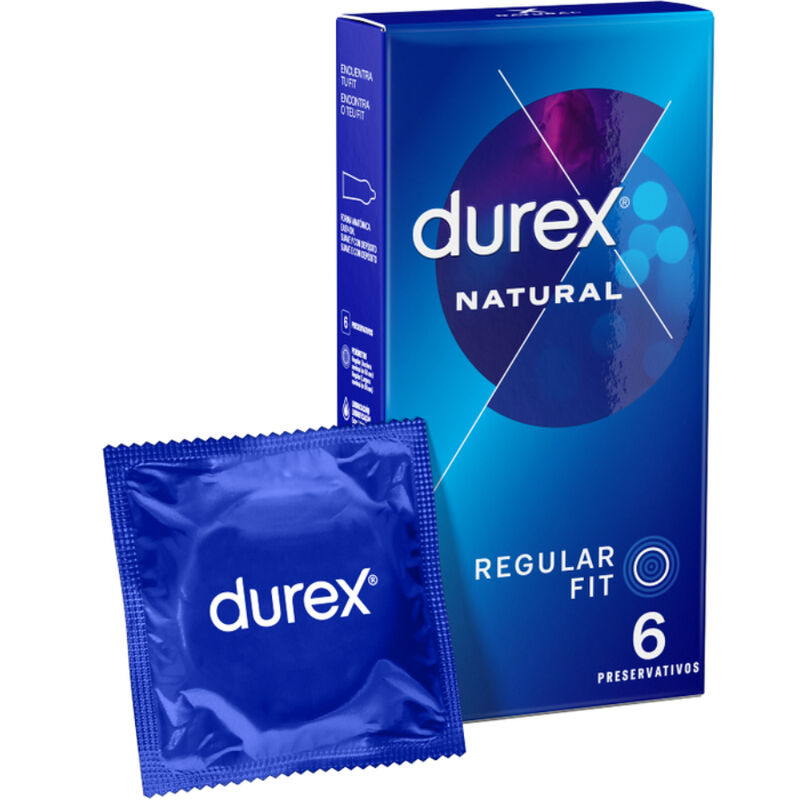 DUREX - CLASSICO NATURALE 6 UNITÀ - DUREX CONDOMS | Lingerie Harness Boutique