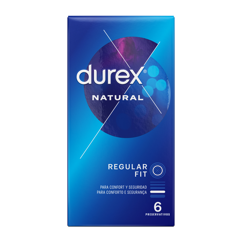 DUREX - CLASSICO NATURALE 6 UNITÀ - DUREX CONDOMS | Lingerie Harness Boutique