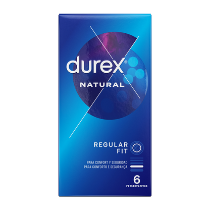 DUREX - CLASSICO NATURALE 6 UNITÀ - DUREX CONDOMS | Lingerie Harness Boutique