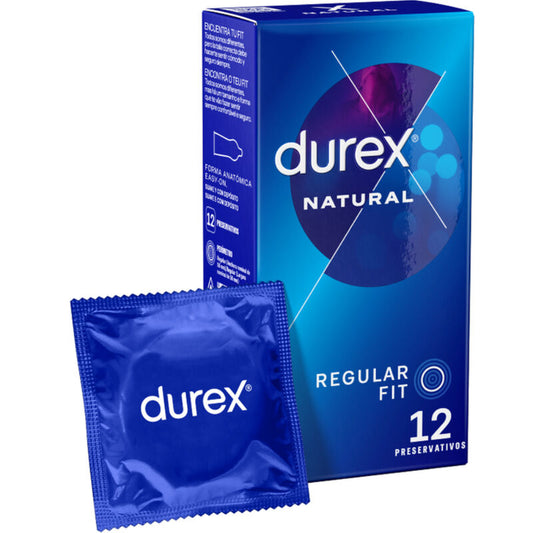 DUREX - NATURAL PLUS 12 UNITÀ - DUREX CONDOMS | Lingerie Harness Boutique