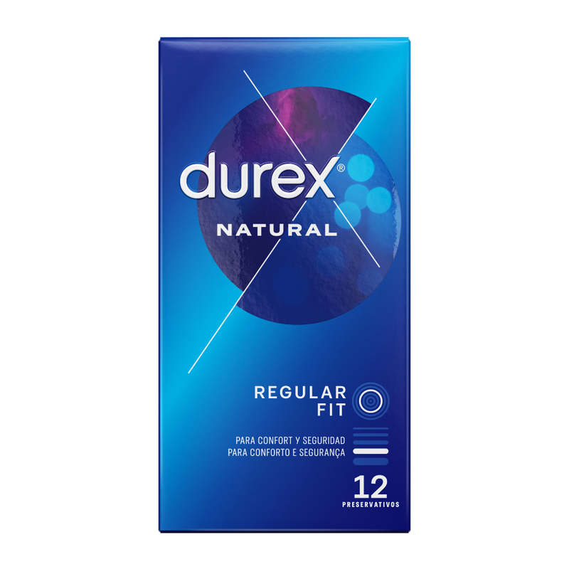 DUREX - NATURAL PLUS 12 UNITÀ - DUREX CONDOMS | Lingerie Harness Boutique