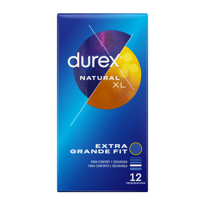 DUREX - NATURALE XL 12 UNITÀ - DUREX CONDOMS | Lingerie Harness Boutique