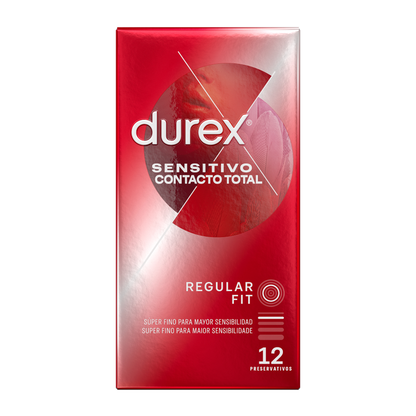 DUREX - CONTATTO SENSIBILE TOTALE 12 UNITÀ - DUREX CONDOMS | Lingerie Harness Boutique