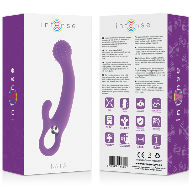 INTENSE - VIBRATING SILICONE NAILA LILAC