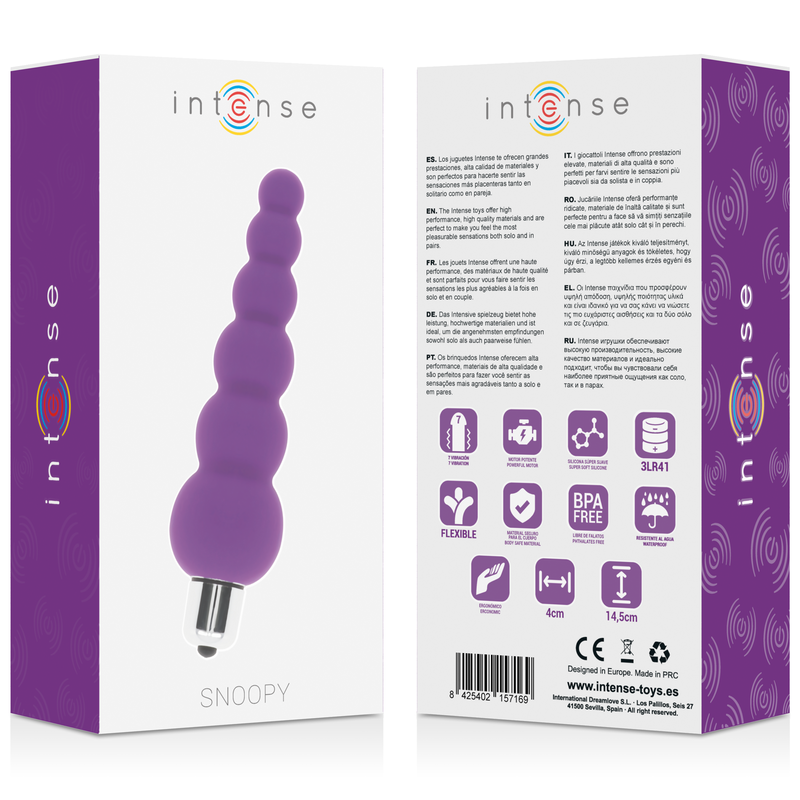 INTENSE - SNOOPY 7 SPEED SILICONE LILAC