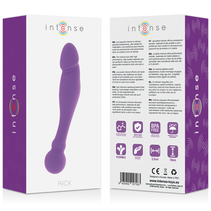 INTENSE - SILICONE RICK DUAL LILLA