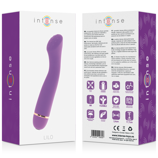 INTENSE - LILO 20 VELOCIT SILICONE LILLA - INTENSE FUN | Lingerie Harness Boutique