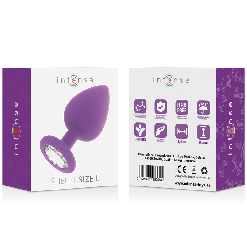 INTENSE - SHELKI L PLUG ANALE LILLA - INTENSE ANAL TOYS | Lingerie Harness Boutique