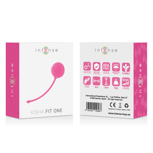 INTENSE - KISHA FIT ONE IN SILICONE KEGEL FUCSIA - INTENSE ANAL TOYS | Lingerie Harness Boutique