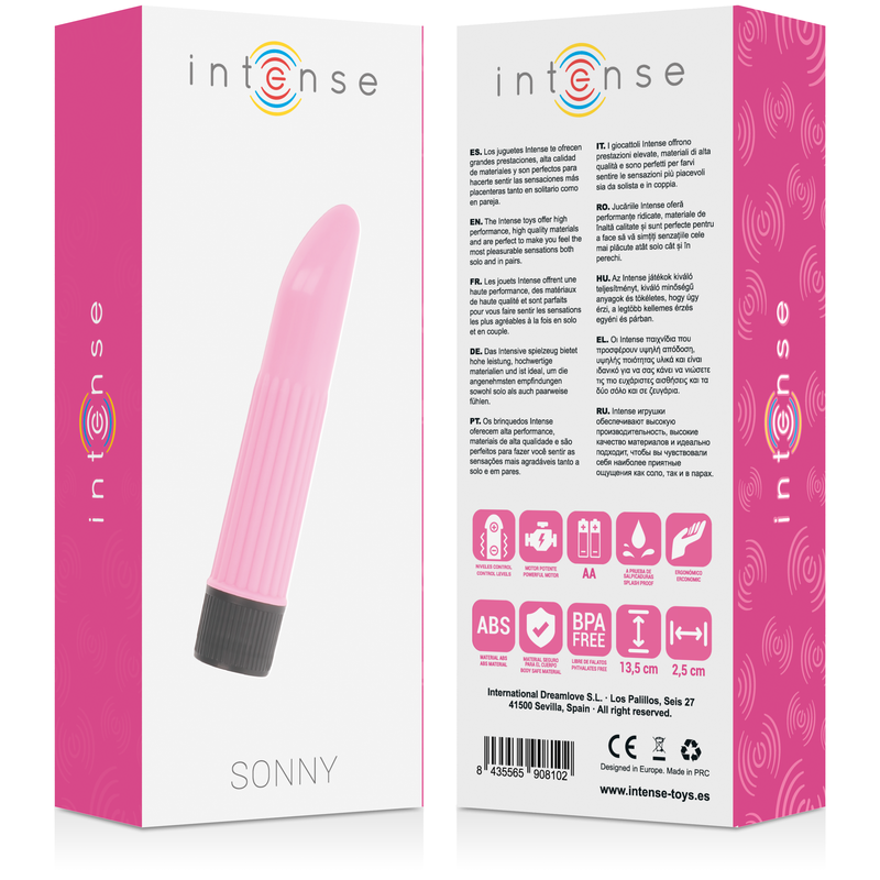 INTENSE - VIBRATORE ROSA SONNY - INTENSE FUN | Lingerie Harness Boutique