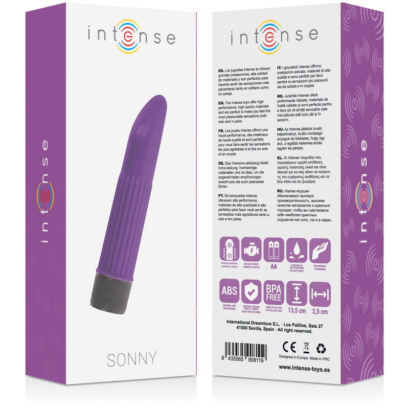 INTENSE - VIBRATORE SONNY LILLA - INTENSE FUN | Lingerie Harness Boutique