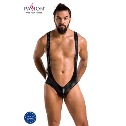 PASSION - 027 BODY BRUNO NERO L/XL - PASSION MEN | Lingerie Harness Boutique