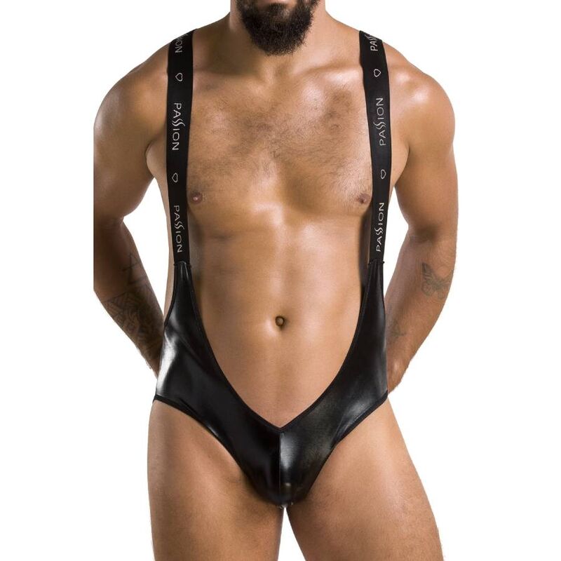 PASSION - 027 BODY BRUNO NERO L/XL - PASSION MEN | Lingerie Harness Boutique