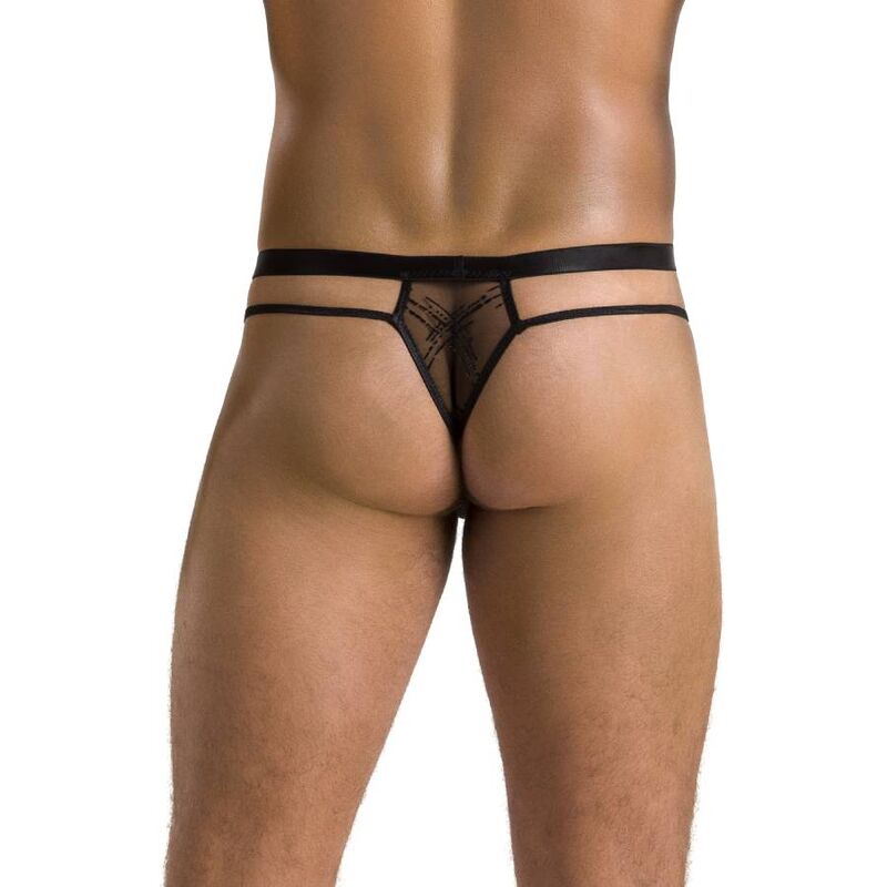 PASSION - 029 COLLIN PERIZOMA NERO L/XL - PASSION MEN | Lingerie Harness Boutique