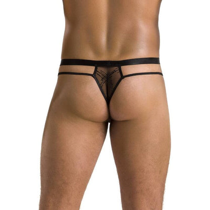 PASSION - 029 COLLIN PERIZOMA NERO L/XL - PASSION MEN | Lingerie Harness Boutique