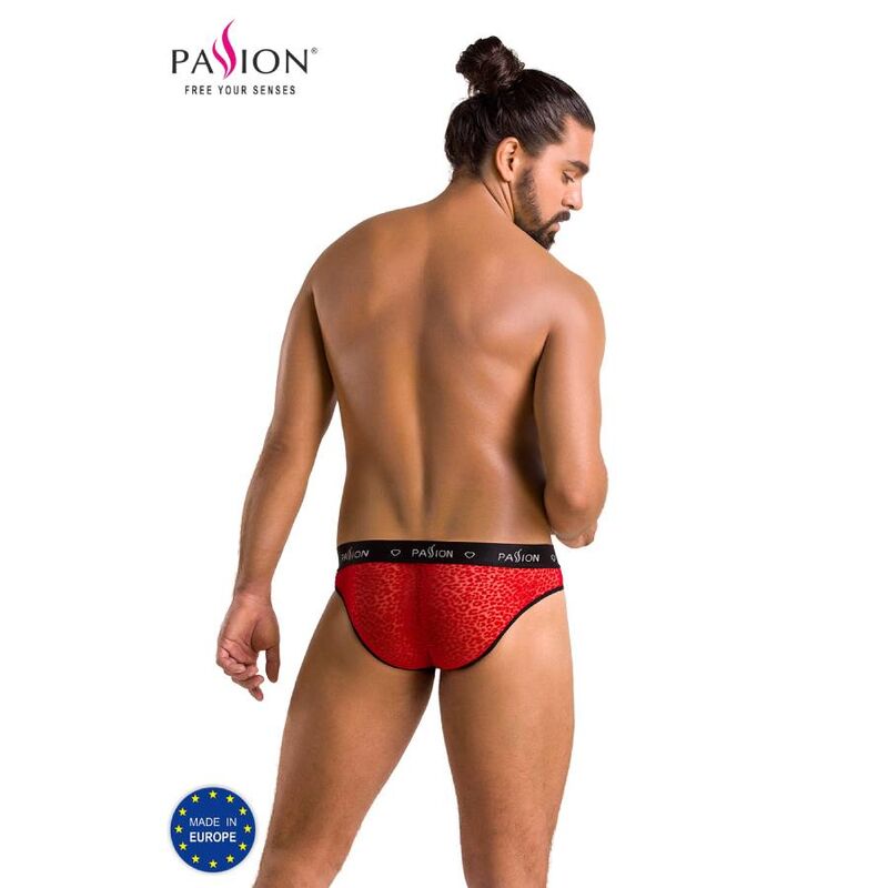 PASSION - 031 SLIP MIKE ROSSO L/XL - PASSION MEN | Lingerie Harness Boutique