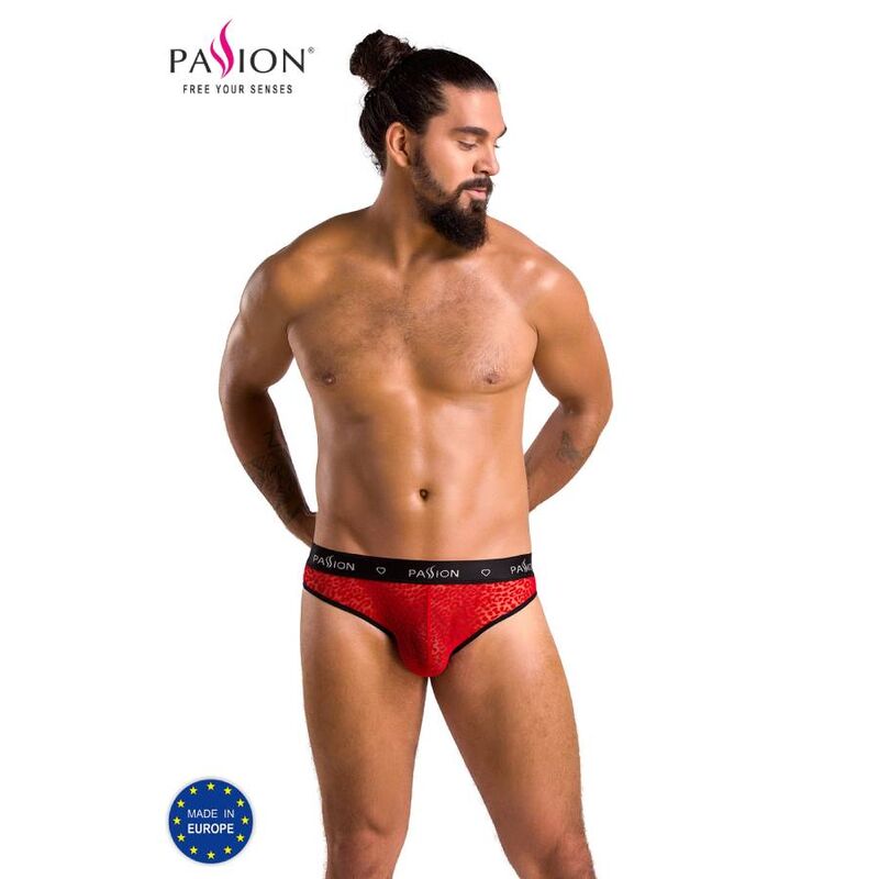 PASSION - 031 SLIP MIKE ROSSO L/XL - PASSION MEN | Lingerie Harness Boutique