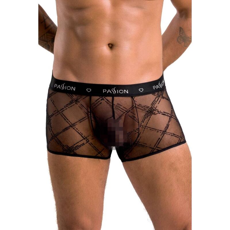 PASSION - 032 SHORT JAMES NERO L/XL - PASSION MEN | Lingerie Harness Boutique