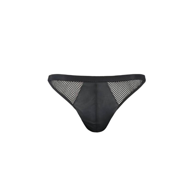 PASSION - 034 SLIP OPEN LUKE NERO L/XL - PASSION MEN | Lingerie Harness Boutique