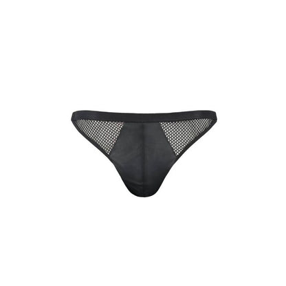 PASSION - 034 SLIP OPEN LUKE NERO L/XL - PASSION MEN | Lingerie Harness Boutique